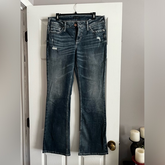 Silver Suki Bootcut Jeans size 32W/33L - Picture 2 of 7
